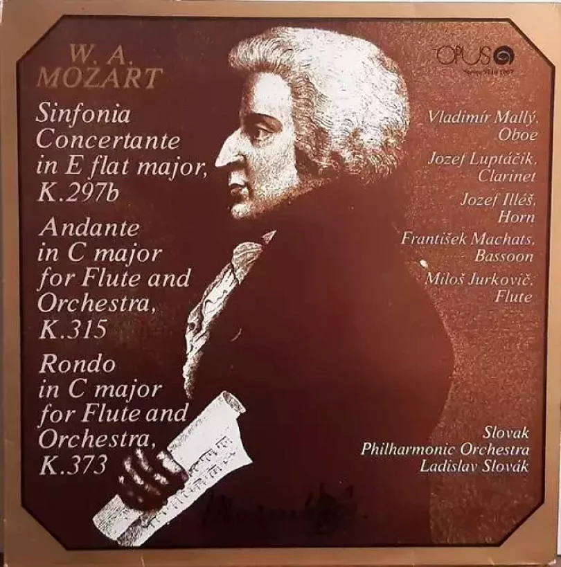 Levně W. A. Mozart – Sinfonia Concertante, Andante In C Major, Rondo In C Major (Wolfgang Amadeus Mozart, 1981)