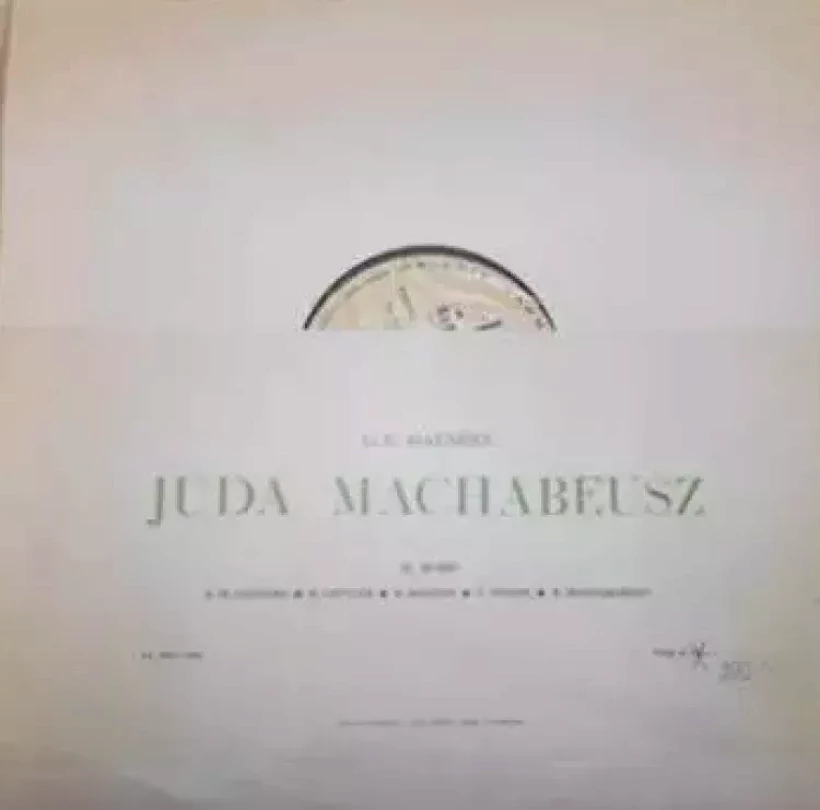 Levně Juda Machabeusz = Judas Maccabeus (Georg Friedrich Händel, )