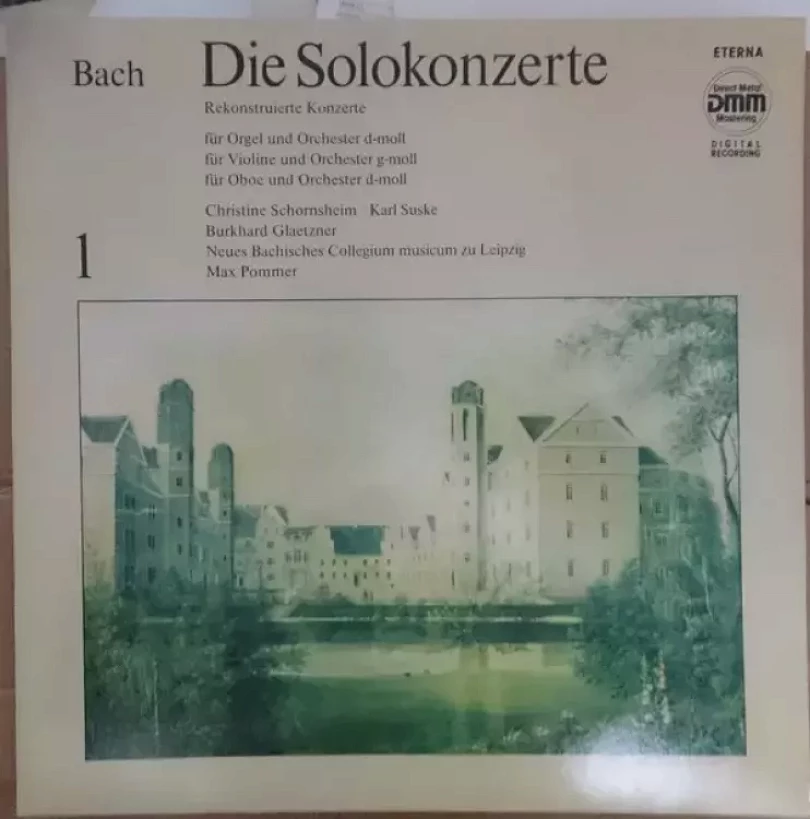 Levně Die Solokonzerte 1 - Rekonstruierte Konzerte Für Orgel Und Orchester D-moll / Für Violine Und Orchester G-moll / Für Oboe Und Orchester D-moll (Joh...
