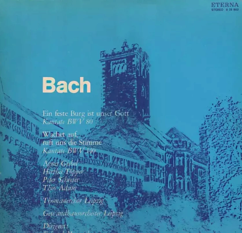 Levně Ein Feste Burg Ist Unser Gott (Kantate BWV 80) / Wachet Auf, Ruft Uns Die Stimme (Kantate 140) (Johann Sebastian Bach, 1978)