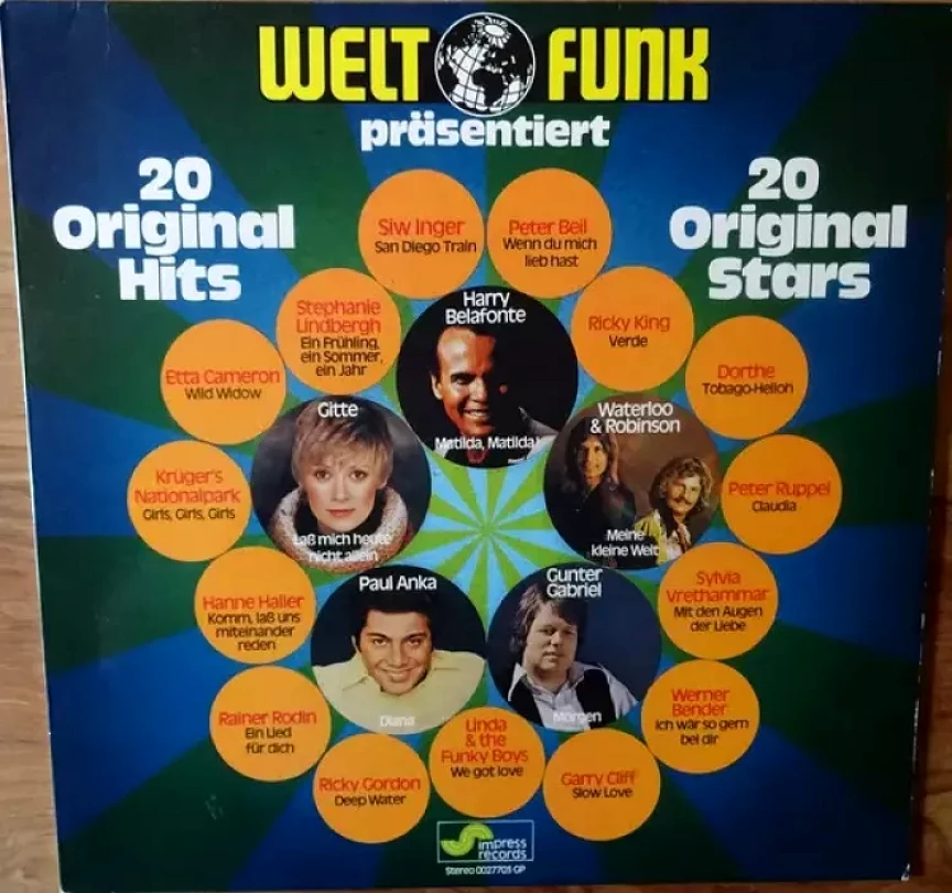 Levně Weltfunk Präsentiert 20 Original-Hits - 20 Original-Stars (Various, )
