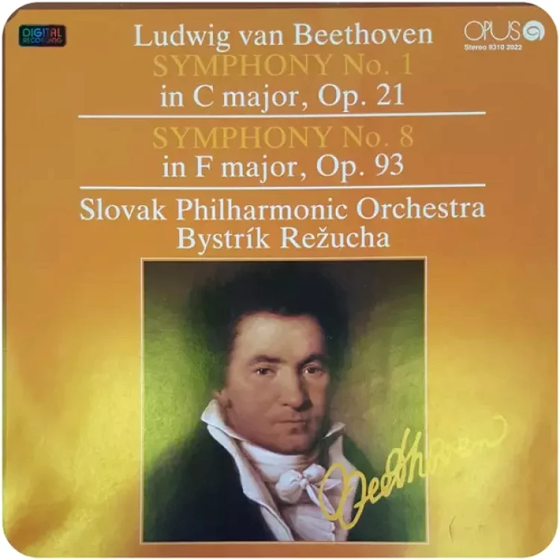 Levně Symphony No. 1 In C Major, Op. 21, Symphony No. 8 In F Major, Op. 93, (Ludwig van Beethoven, 1988)
