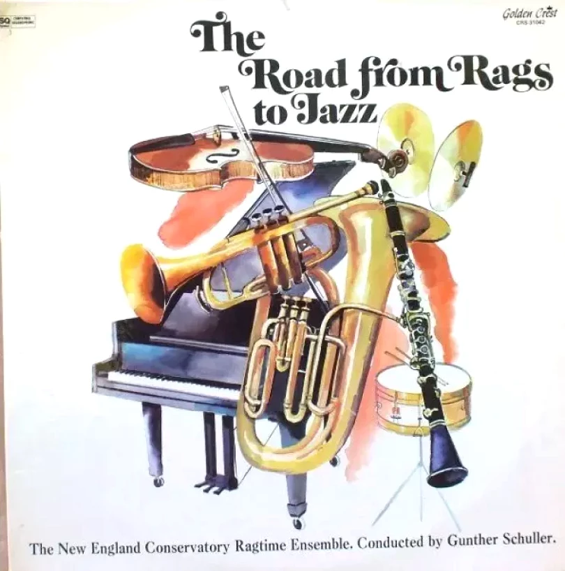 Levně The Road From Rags To Jazz (With A Slight Detour Via "Classical" Music) (The New England Conservatory Ragtime Ensemble, 1975)