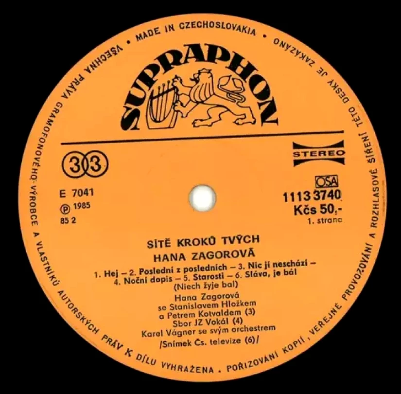 Levně Sítě Kroků Tvých (Hana Zagorová, 1985)