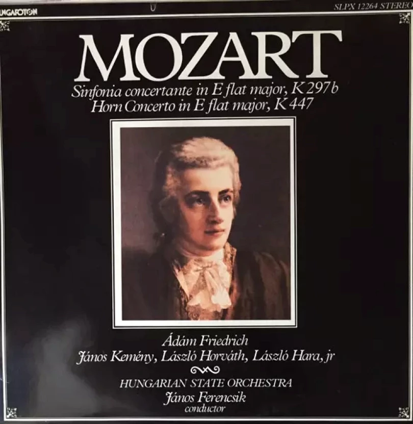 Levně Sinfonia Concertante In E Flat Major, K 297b / Horn Concerto In E Flat Major, K 447 (Wolfgang Amadeus Mozart, 1981)