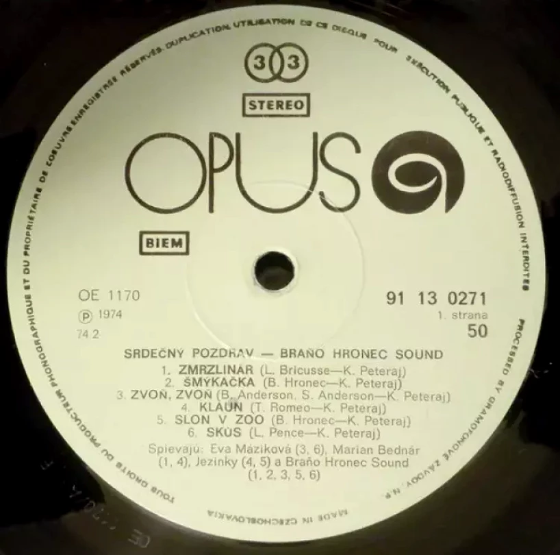 Levně Srdečný Pozdrav (Braňo Hronec Sound, 1974)