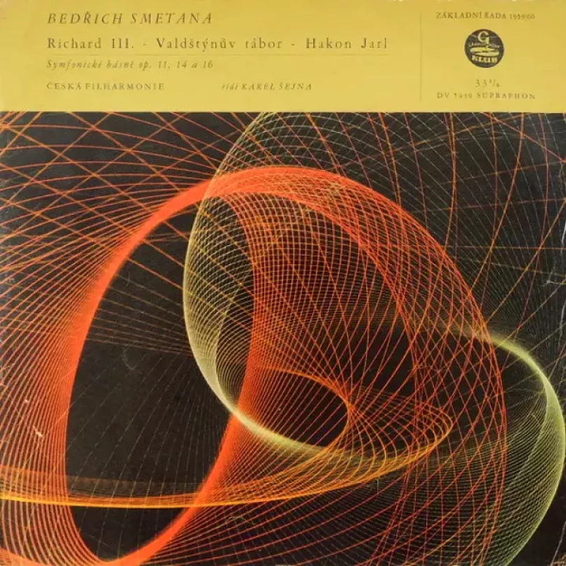 Levně Richard III. / Valdštýnův Tábor / Hakon Jarl (Symfonické Básně Op. 11, 14, A 16) (The Czech Philharmonic Orchestra, 1959)