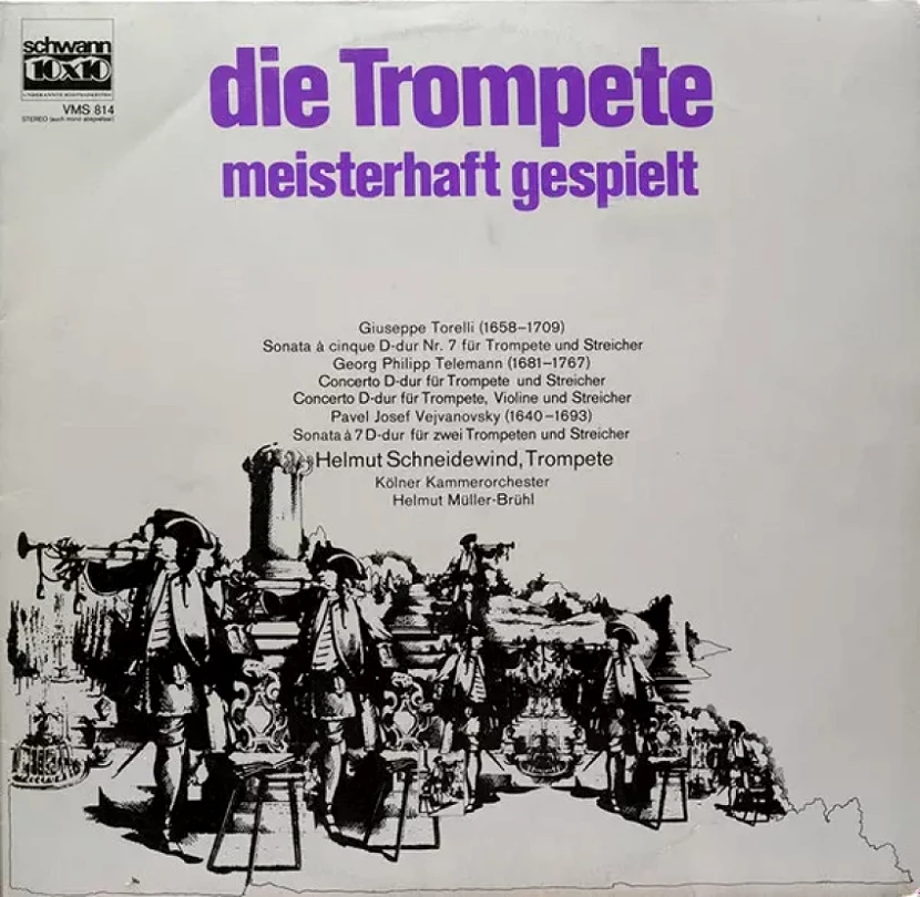 Levně Die Trompete Meisterhaft Gespielt (Georg Philipp Telemann, )