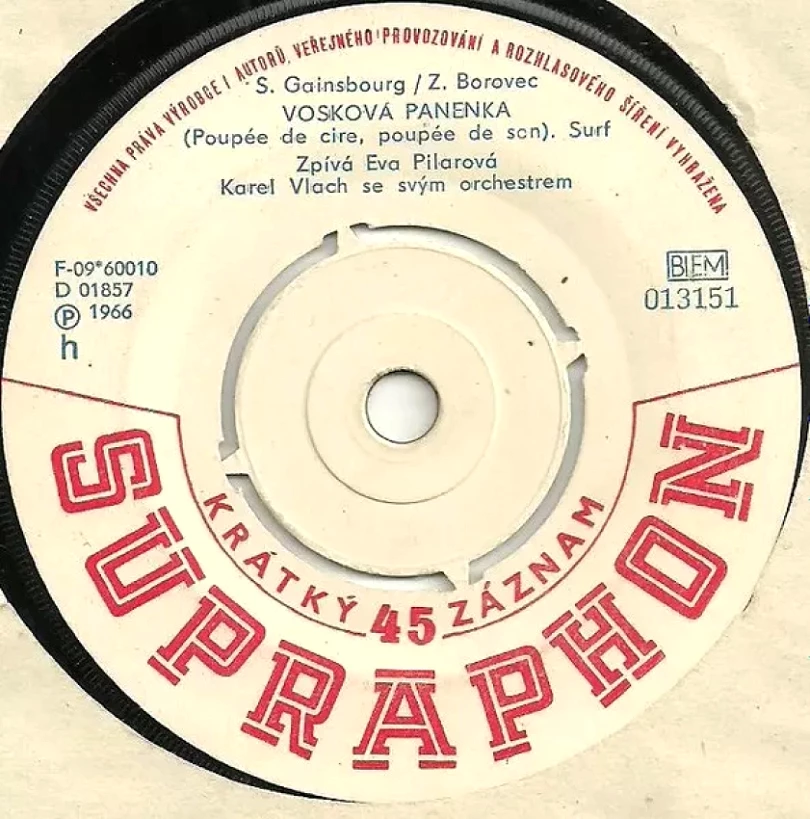 Levně Vosková Panenka / Zamilovaný Pán (Eva Pilarová, 1966)