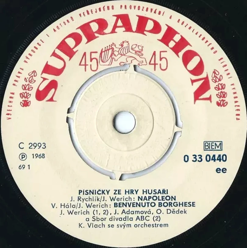 Levně Písničky Ze Hry Husaři (Various, 1969)