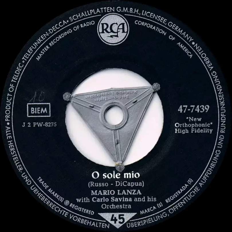 Levně O Sole Mio / For The First Time (Come Prima) (Mario Lanza, 1959)