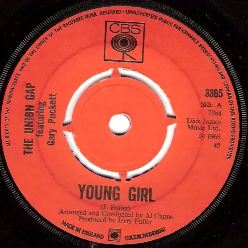 Levně Young Girl (Gary Puckett & The Union Gap, 1968)