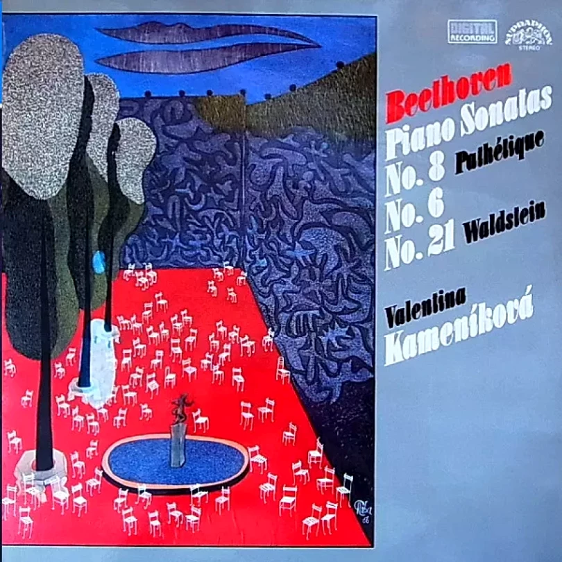 Levně Piano Sonatas No. 8 Pathétique - No. 6 - No. 21 Waldstein (Ludwig van Beethoven, 1989)