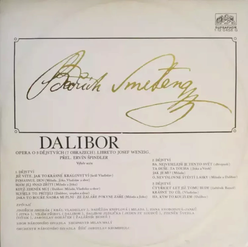 Levně Dalibor (Bedřich Smetana, 1972)