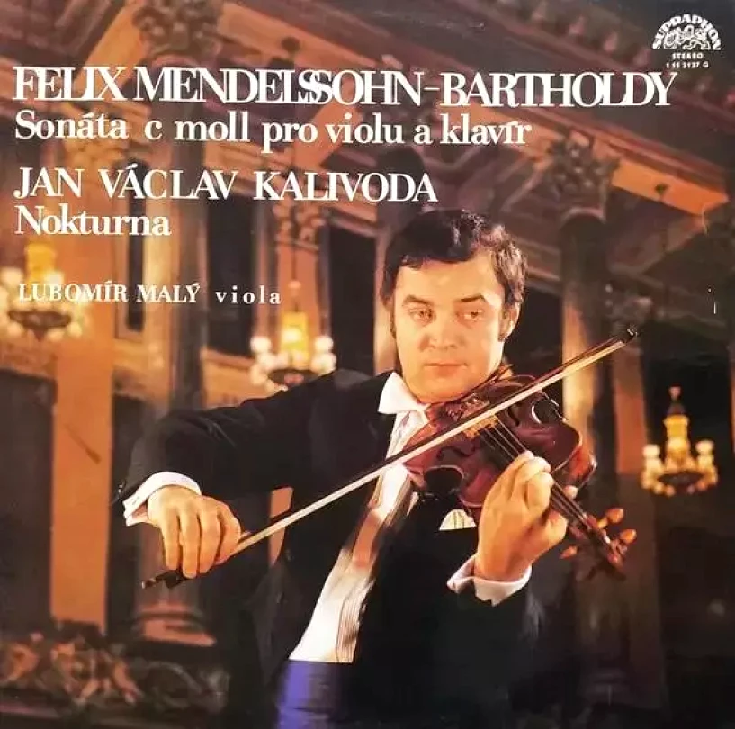 Levně Sonáta C Moll Pro Violu A Klavír / Nokturna (Felix Mendelssohn-Bartholdy, 1978)