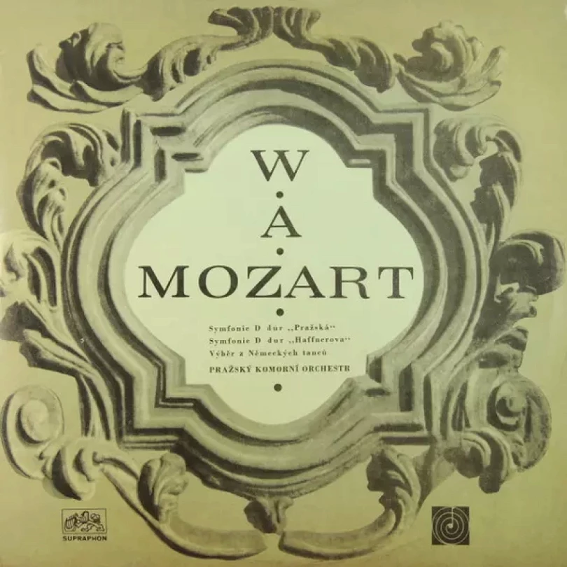 Levně Symfonie D Dur Pražská, Symfonie D Dur Haffnerova, Výběr Z Německých Tanců (Wolfgang Amadeus Mozart, 1966)