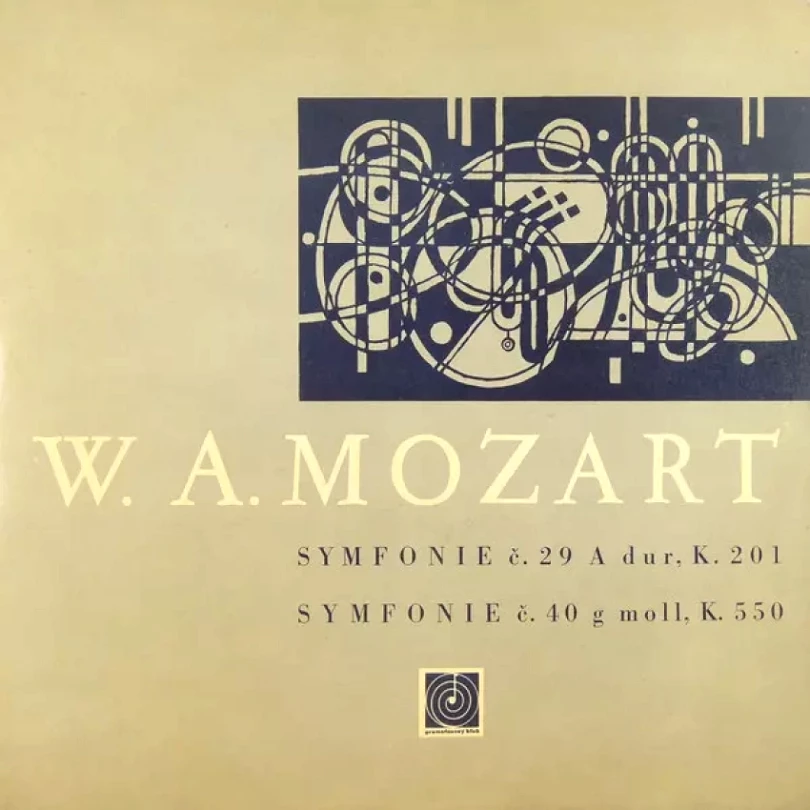 Levně Symfonie Č. 29 A Dur, K. 201 / Symfonie Č. 40 G Moll, K. 550 (Wolfgang Amadeus Mozart, 1964)