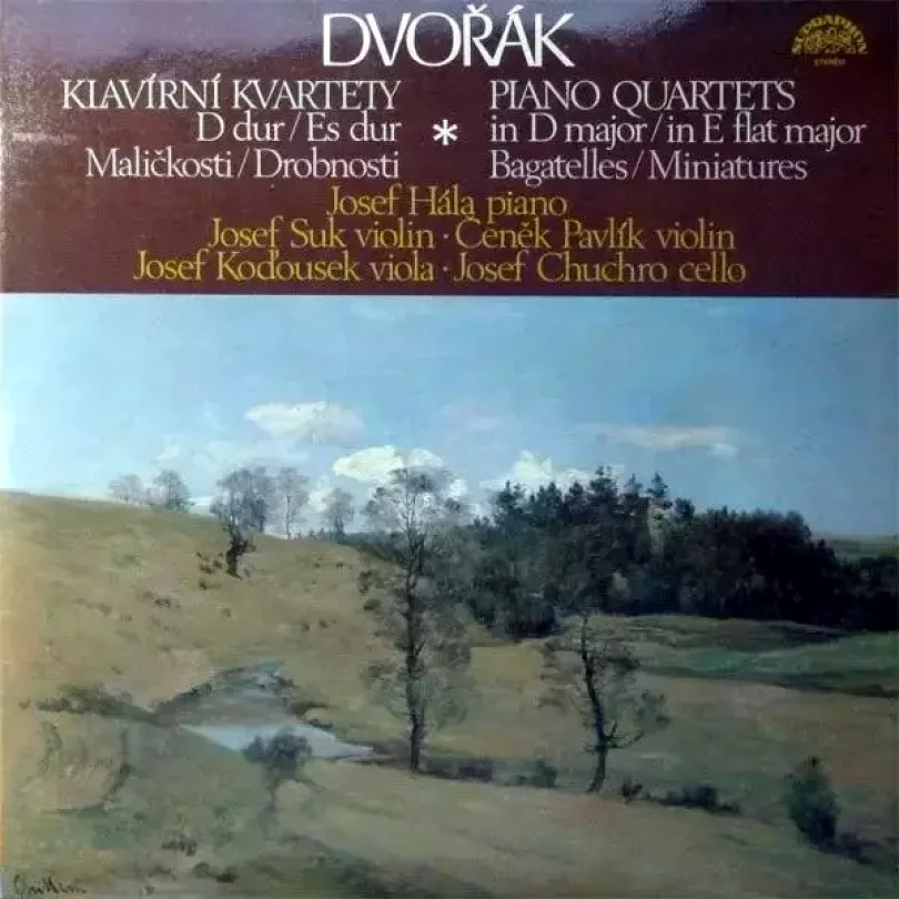 Levně Piano Quartets In D Major / In E Flat Major / Bagatelles / Miniatures (2xLP) (Antonín Dvořák, 1983)