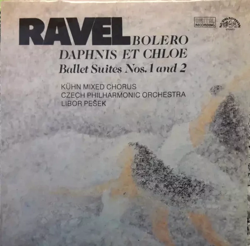 Levně Bolero / Daphnis Et Chloe (Ballet Suites Nos. 1 And 2) (The Czech Philharmonic Orchestra, 1988)