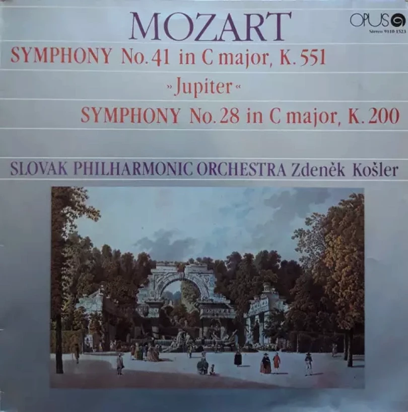 Levně Symphony No. 41 In C Major, K. 551 »Jupiter« / Symphony No. 28 In C Major, K. 200 (Wolfgang Amadeus Mozart, 1987)