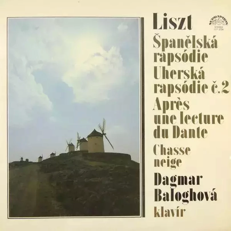Levně Spanelska Rapsodie, Uherska Rapsodie C.2, Apres Une Lecture Du Dante, Chasse Neige (Franz von Liszt, 1980)