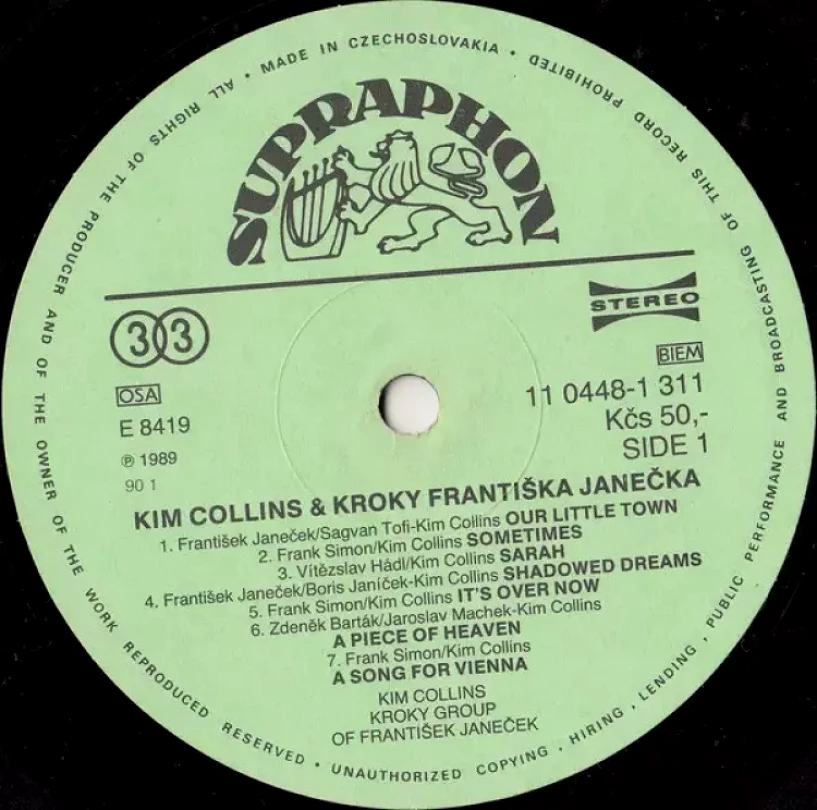 Levně Kim Collins & Kroky Františka Janečka (Kroky, 1990)