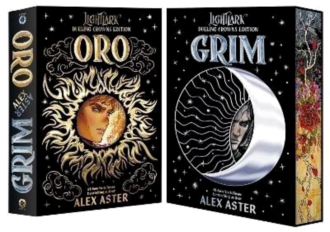 Levně Grim and Oro: Dueling Crowns Edition (A Lightlark Saga Deluxe Companion Book) (Alex Aster, 2025)
