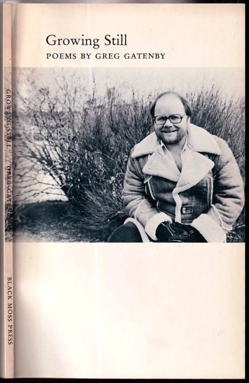 Levně Growing still DEDIKACE GREG GATENBY BÁSNÍKU M. HOLUBOVI (Greg Gatenby, 1981)