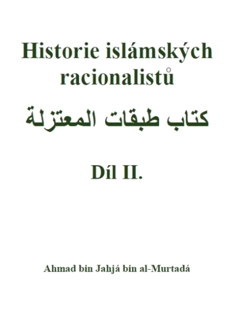 Historie islámských racionalistů (bin Ahmad, 2026)