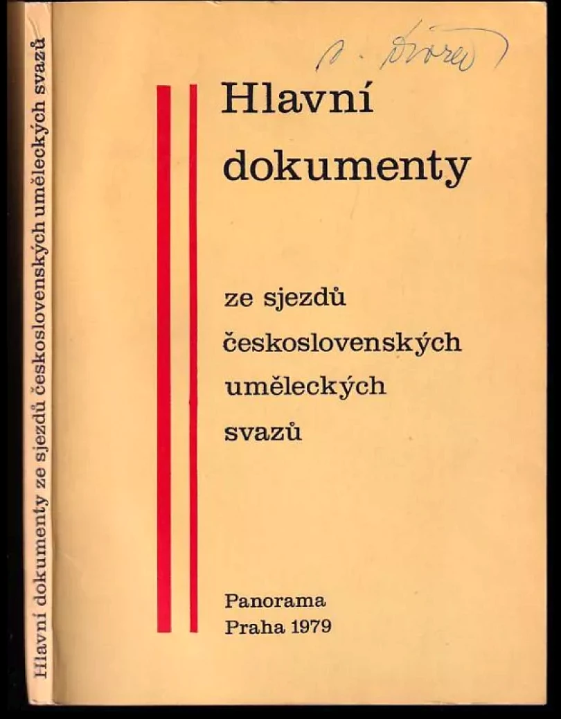 Hlavní dokumenty ze sjezdů československých uměleckých svazů (, 1979)