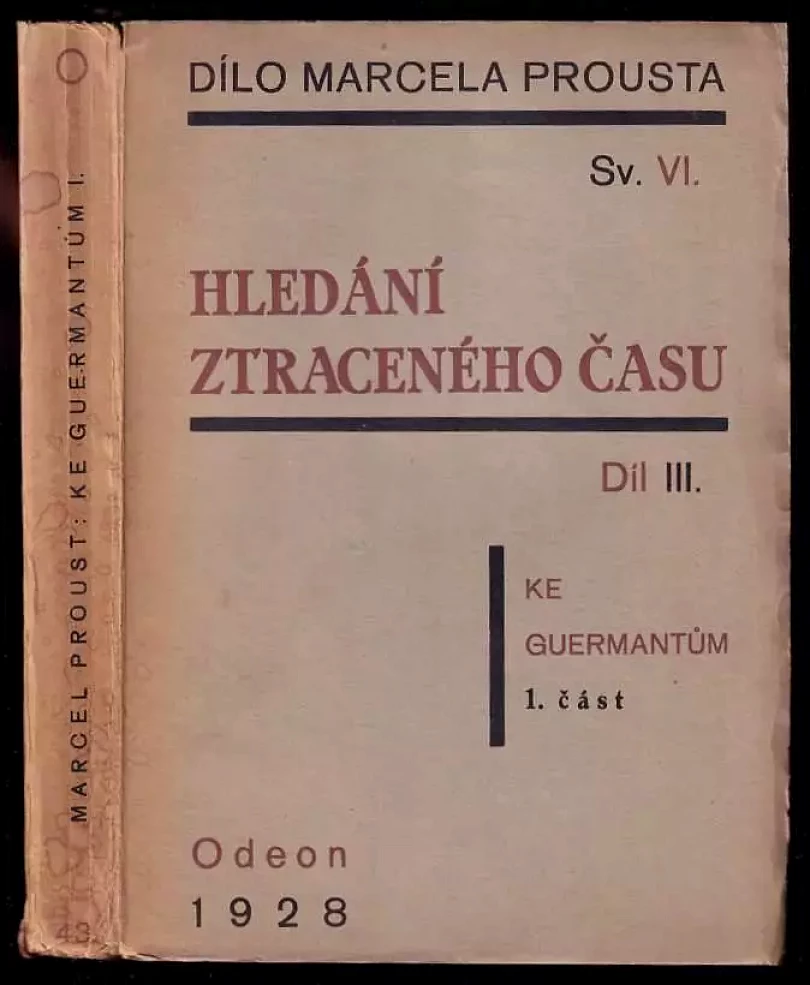 Hledání ztraceného času 3 (Marcel Proust, 1928)