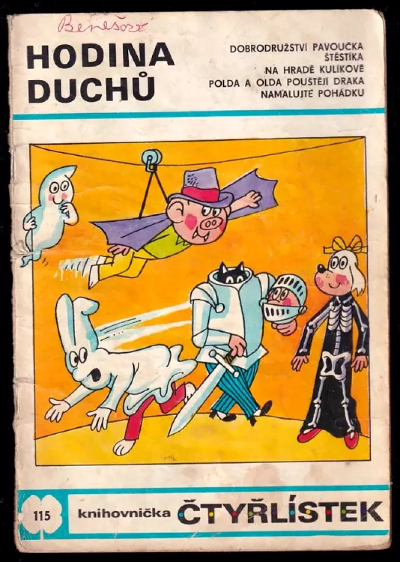 Hodina duchů - Čtyřlístek 115 (Ljuba Štíplová, 1983)