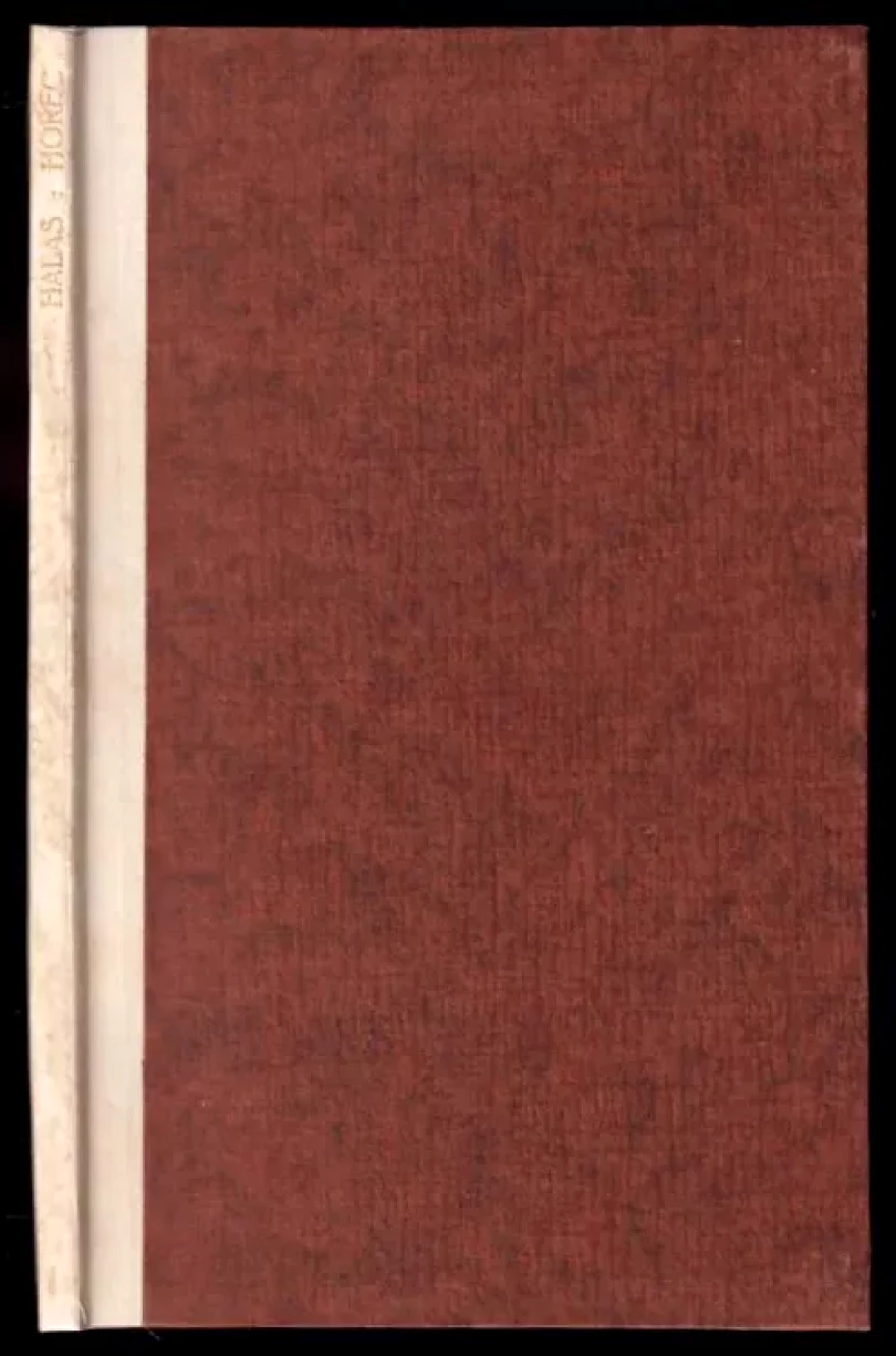Levně Hořec - PODPIS FRANTIŠEK HALAS (František Halas, 1934)