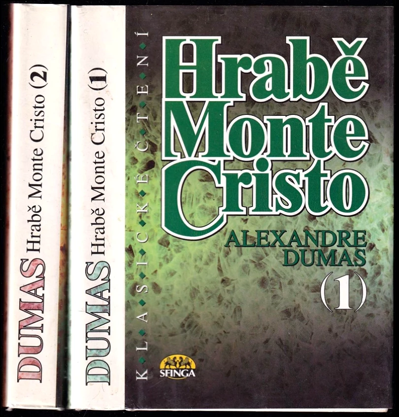 Hrabě Monte Cristo I + II, chybí III. díl (Alexandre Dumas, 1994)
