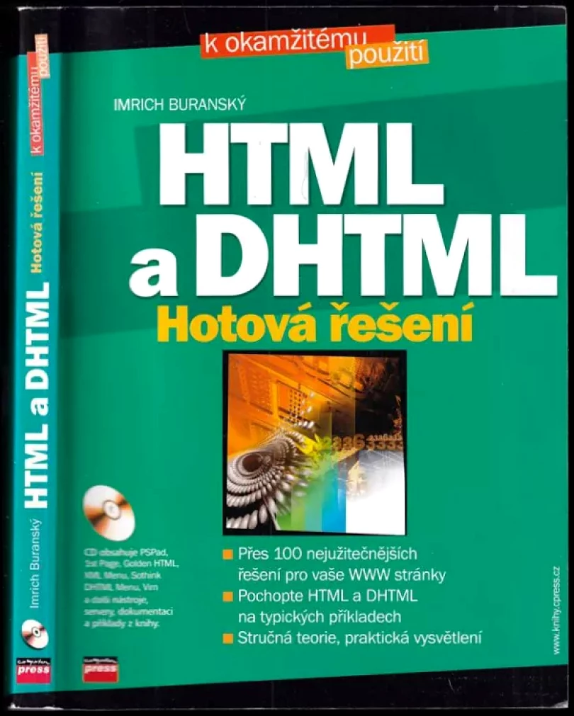Levně HTML ; a, DHTML : hotová řešení (Imrich Buranský, 2003)