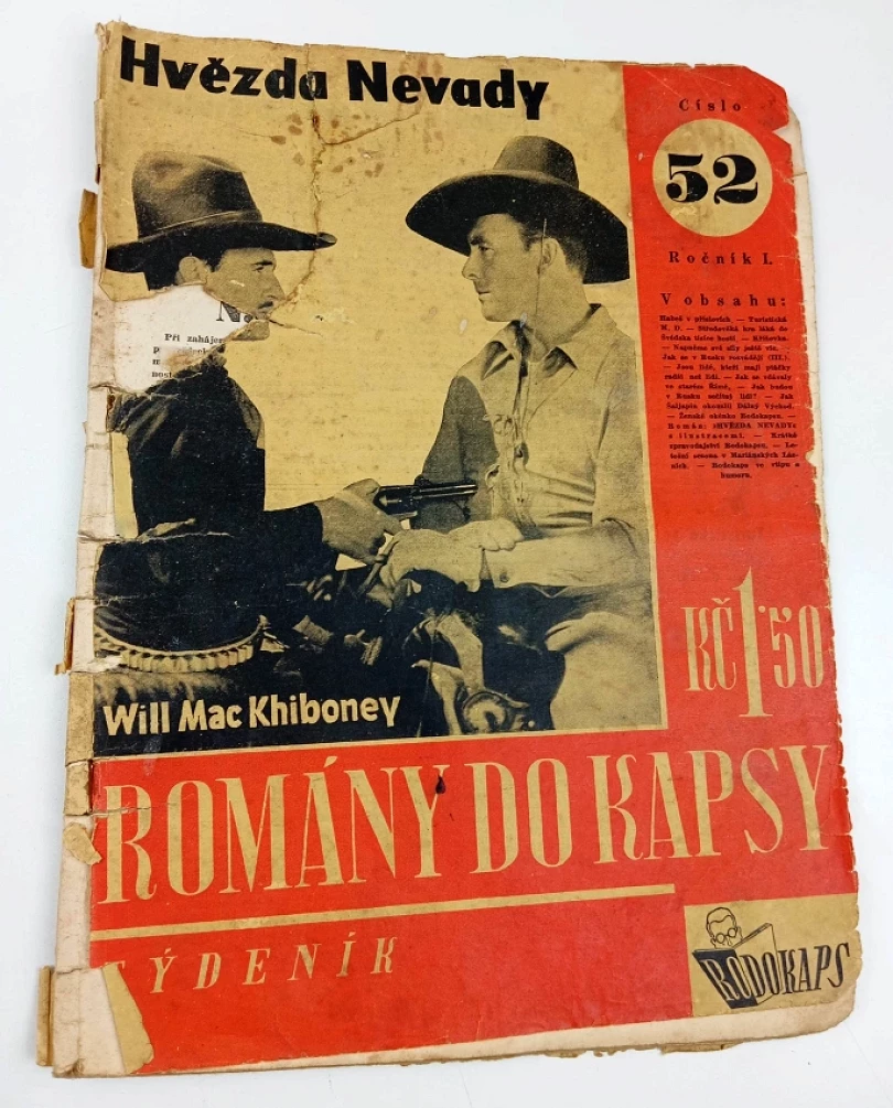 Hvězda Nevady, Romány do kapsy 52, I. ročník (Will MacKhiboney, 1936)