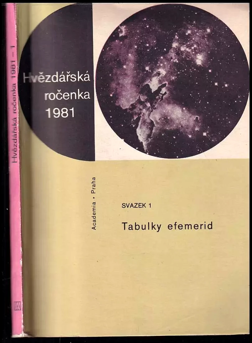 Levně Hvězdářská ročenka : 1 - Tabulky efermid (, 1981)