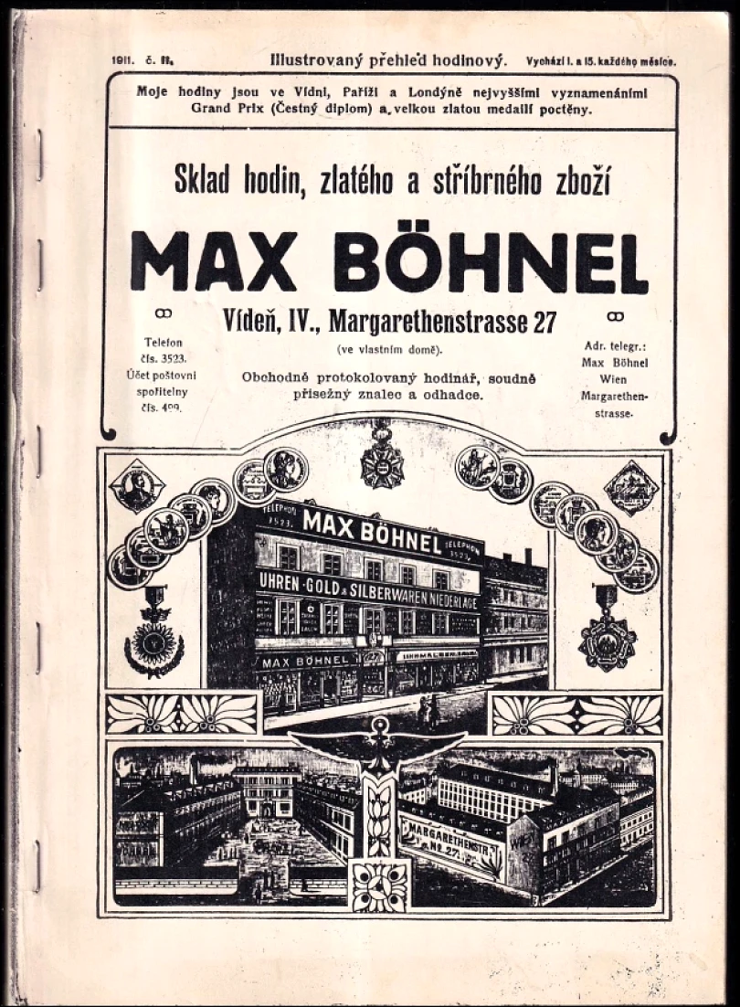 Levně Ilustrovaný přehled hodinový Max Böhnel 1911 (, 1911)