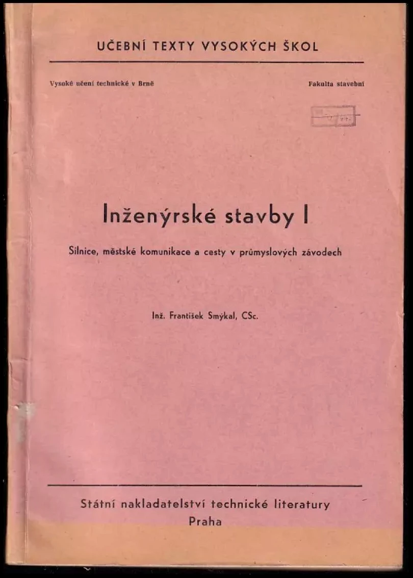 Levně Inženýrské stavby (František Smýkal, 1965)