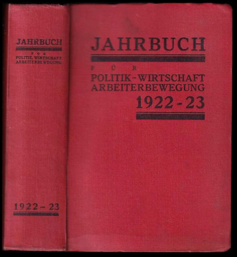 Levně Jahrbuch für Wirtschaft, Politik und Arbeiterbewegung (, )