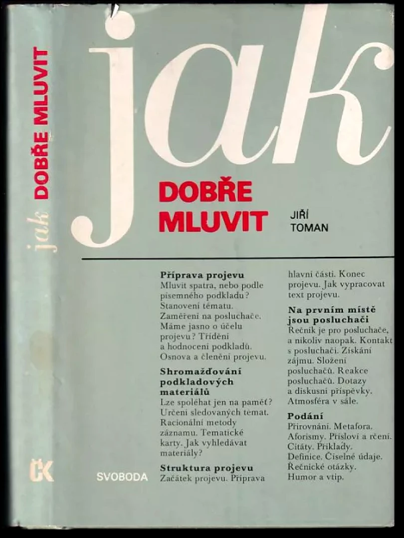 Levně Jak dobře mluvit (Jiří Toman, 1981)
