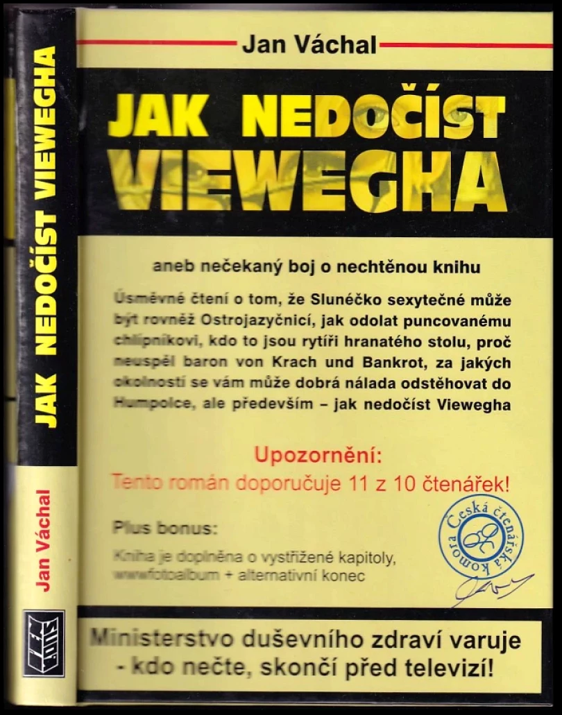 Levně Jak nedočíst Viewegha (Jan Váchal, 2008)