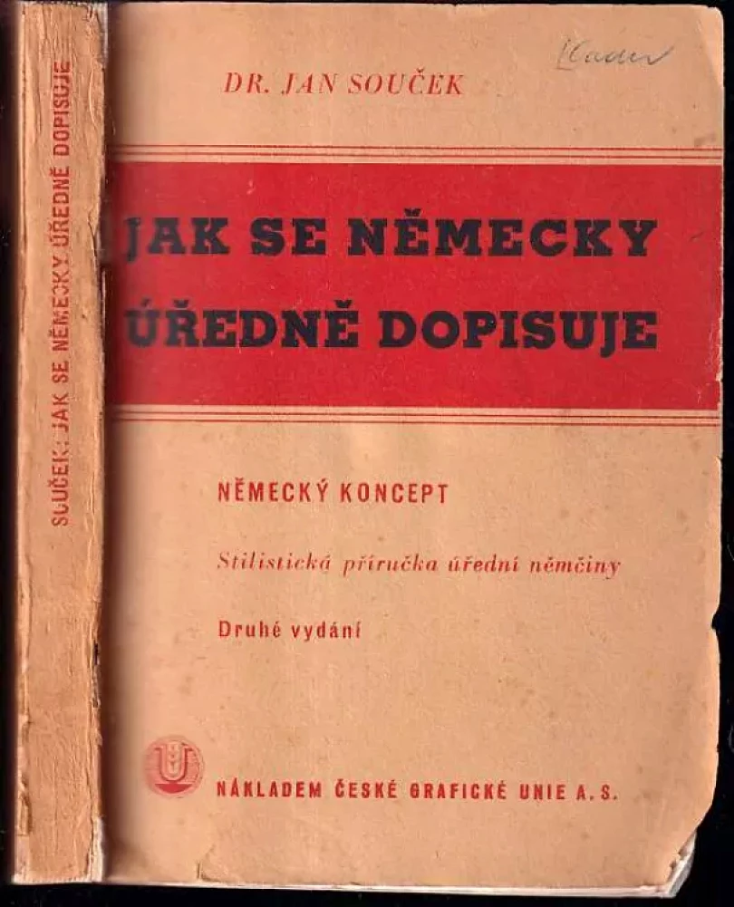 Jak se německy úředně dopisuje (Jan Souček, 1944)