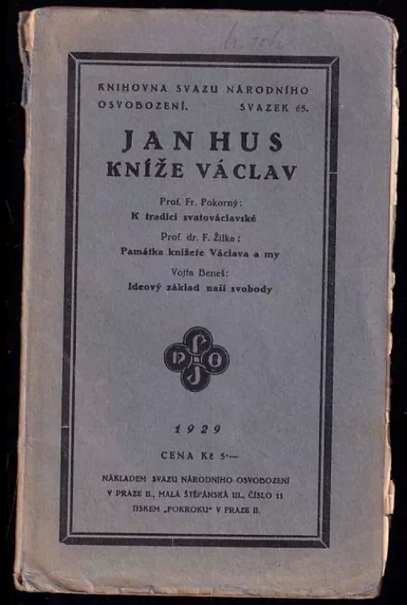 Levně Jan Hus ; Kníže Václav (Vojta Beneš, 1929)