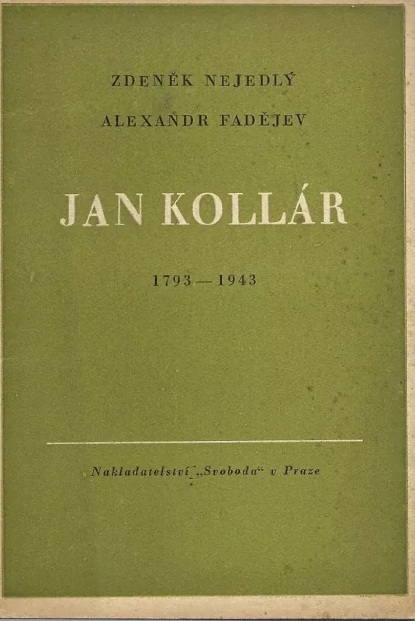 Levně Jan Kollár (Zdeněk Nejedlý, 1943)