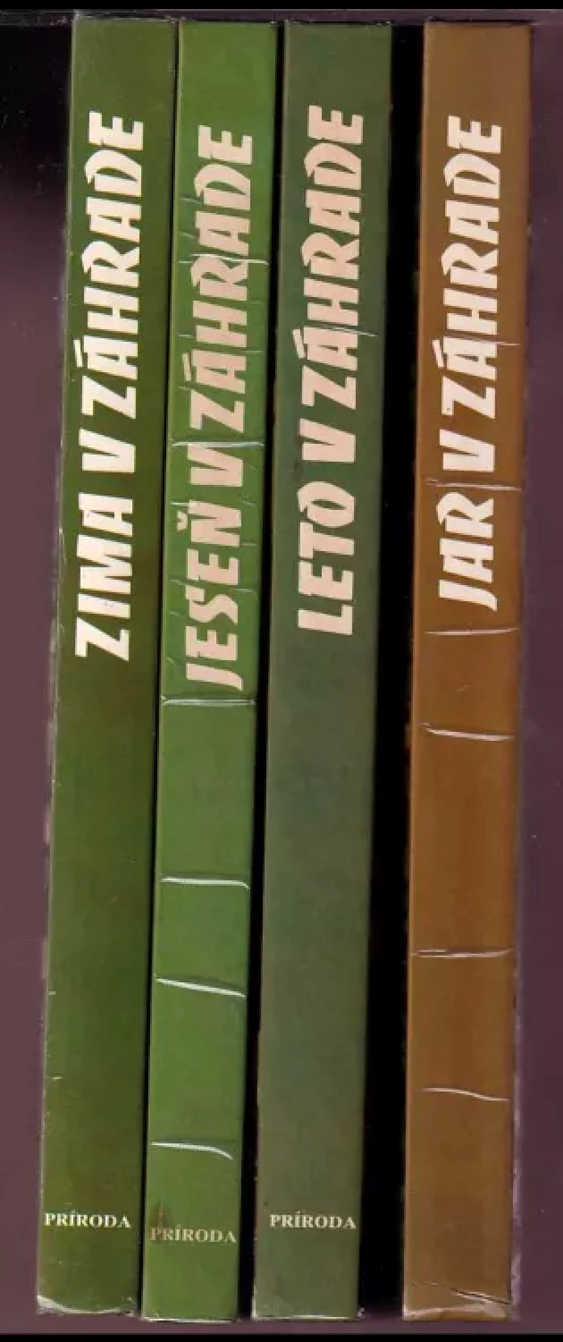 Levně Jar v záhrade + Leto v záhrade + Jeseň v záhrade + Zima v záhrade - KOMPLET (Oľga Sedláková, 1983)