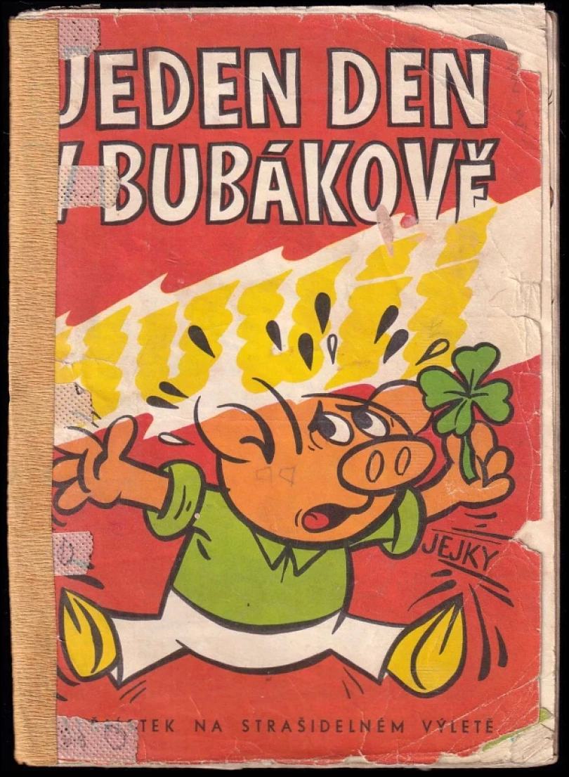 Levně Jeden den v Bubákově - Čtyřlístek na strašidelném výletě - Čtyřlístek 10 (Dagmar Vránová, 1970)