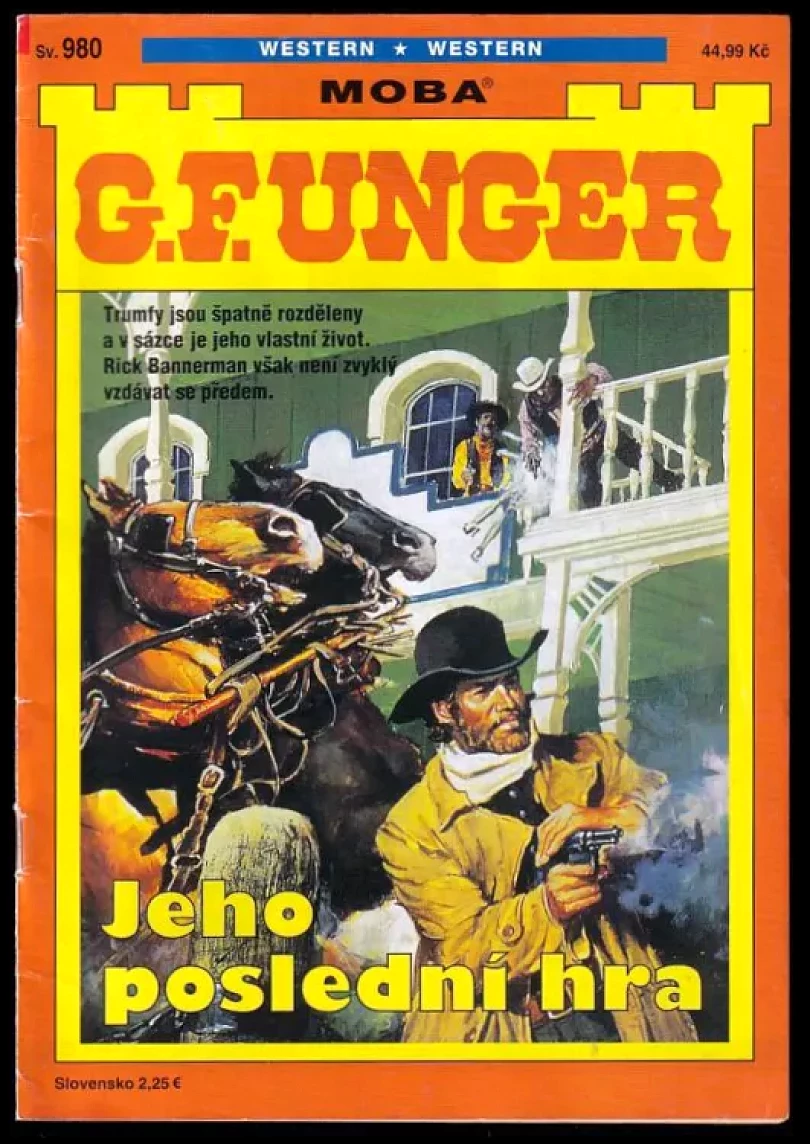 Levně Jeho poslední hra (Gert F Unger, 2019)