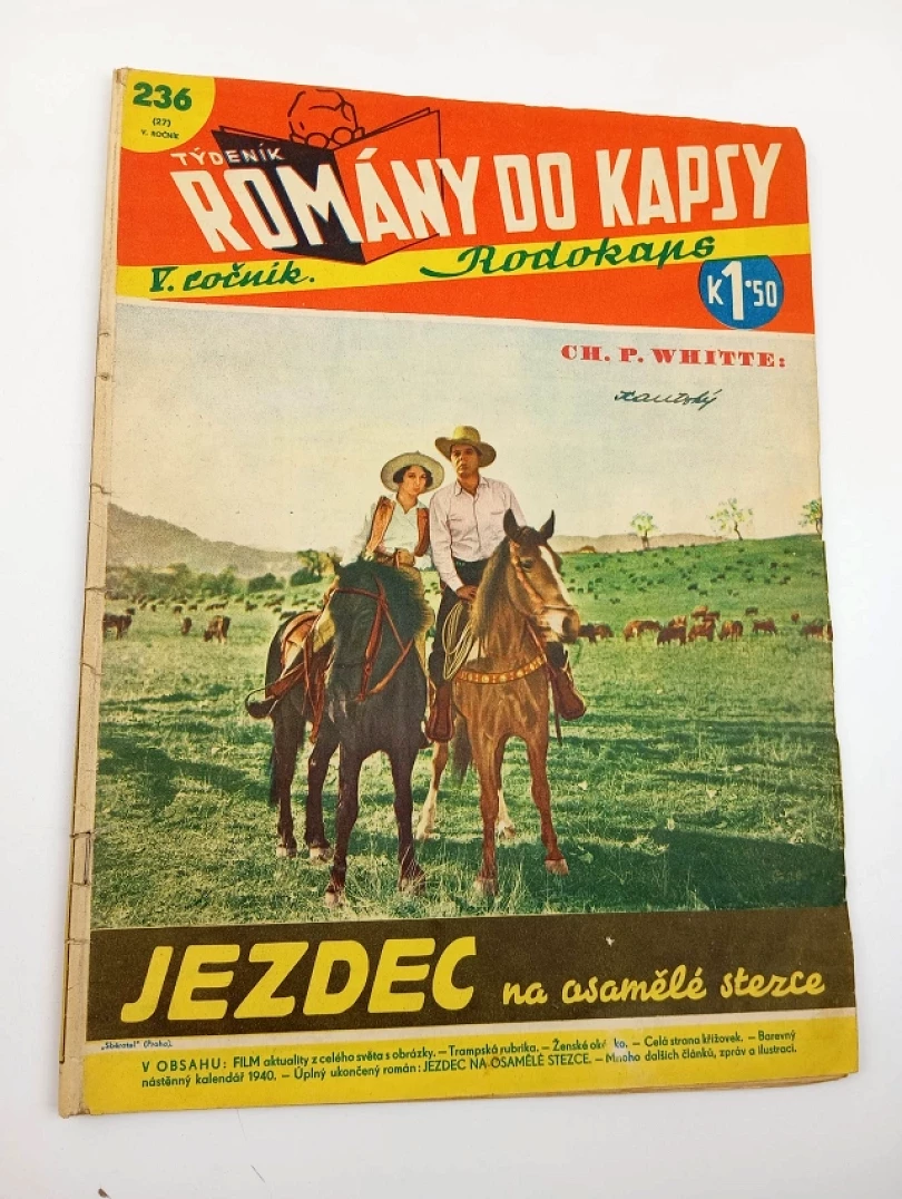 Jezdec na osamělé stezce - Rodokaps 236 (27) - Romány do kapsy - ročník V. (CH. P White, 1940)