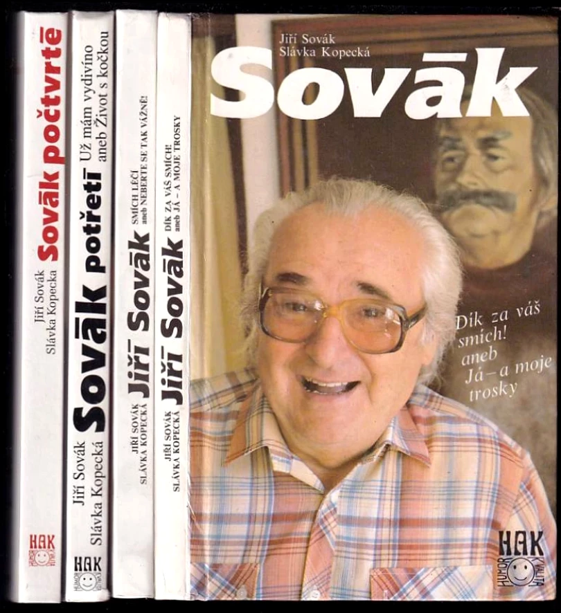Levně Jiří Sovák + Jiří Sovák podruhé + Jiří Sovák potřetí + Jiří Sovák počtvrté (Slávka Kopecká, 1992)